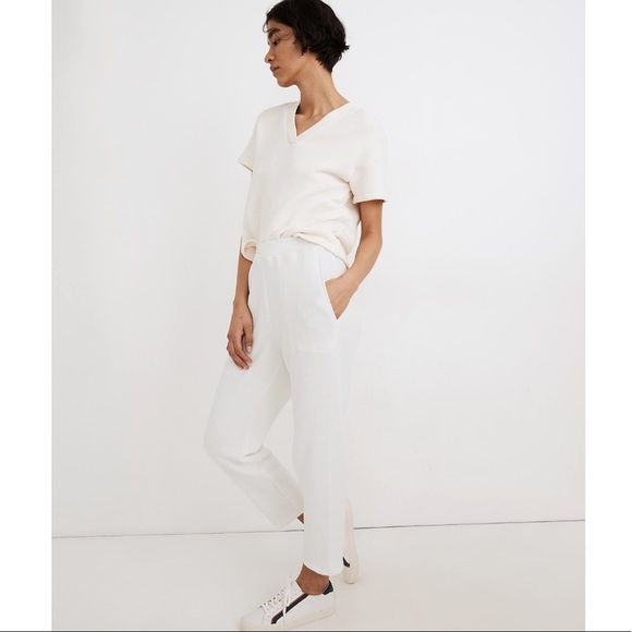 NWT Madewell MWL Airyterry Tapered Sweatpants: Stitched-Pocket Edition - Picture 2 of 7